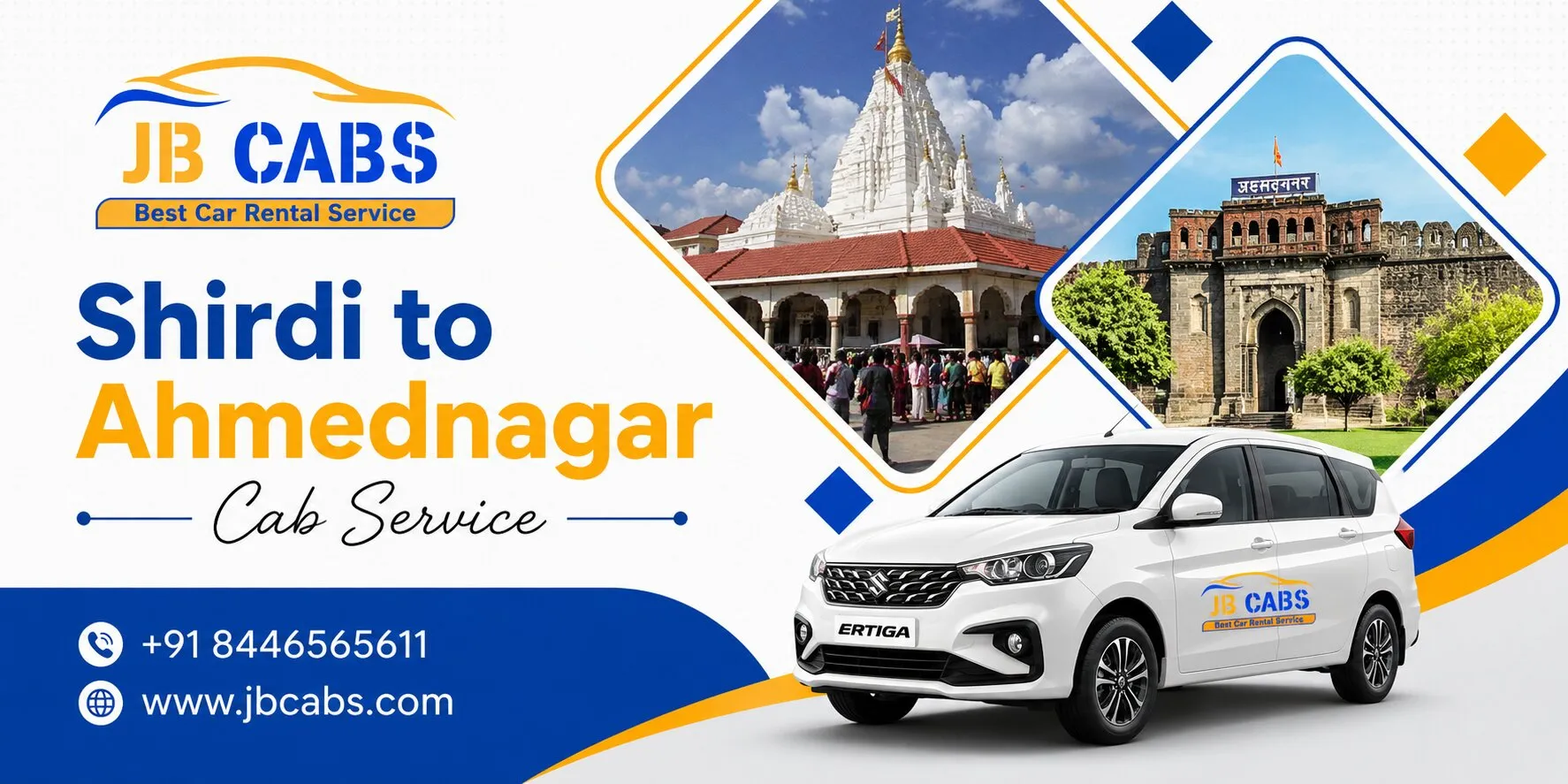 Shirdi to Ahmednagar Cab Service