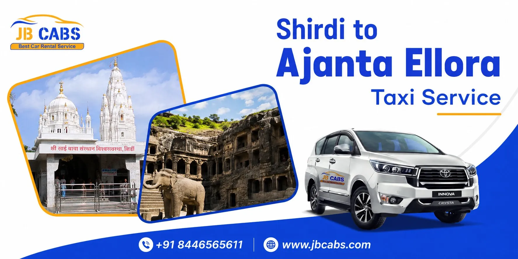 Shirdi to Ajanta Ellora Taxi Service