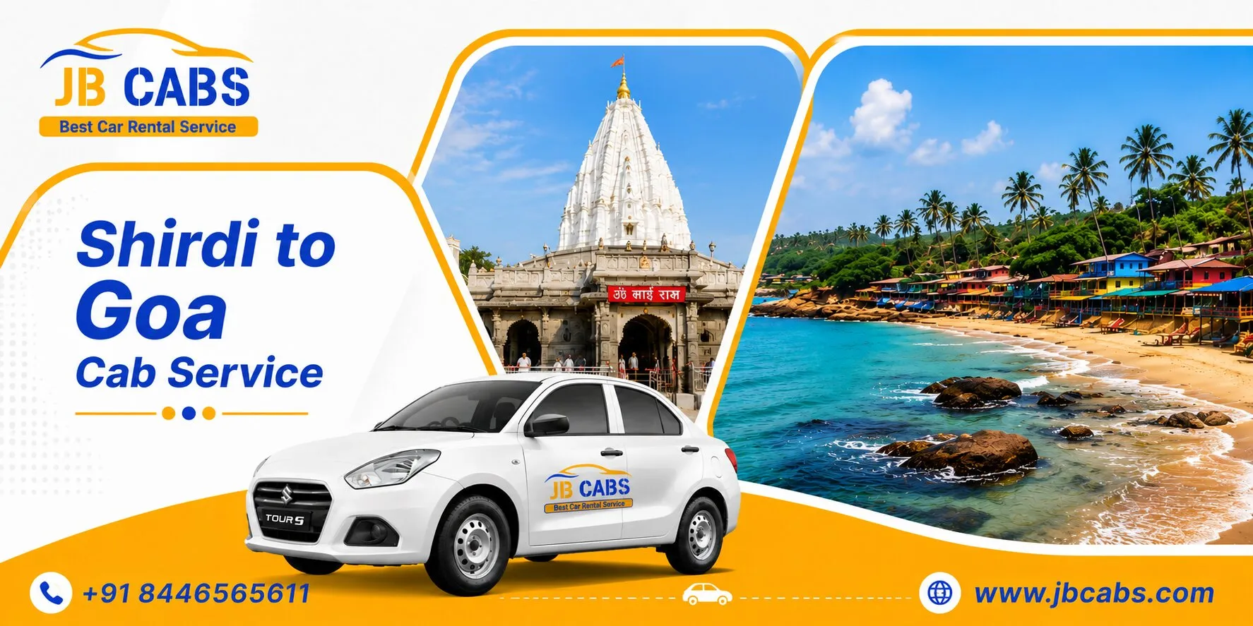 Shirdi to Goa Cab Service