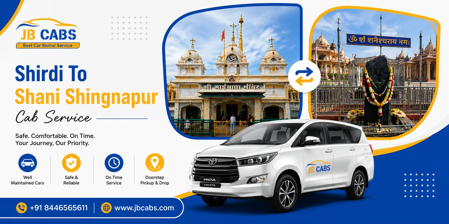 Shirdi to Shani Shingnapur Cab Service